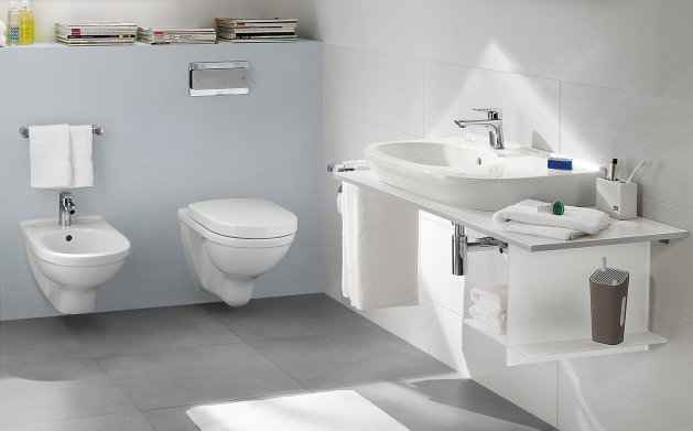 Биде подвесное Villeroy & Boch O.Novo 5460 0001 alpin
