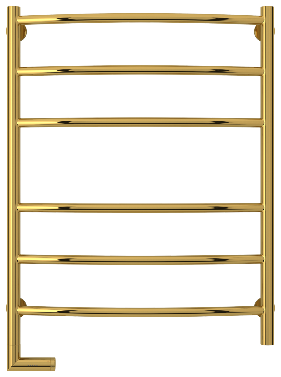 Полотенцесушитель электрический Сунержа Галант 2.0 80х60 золото, подключение правое