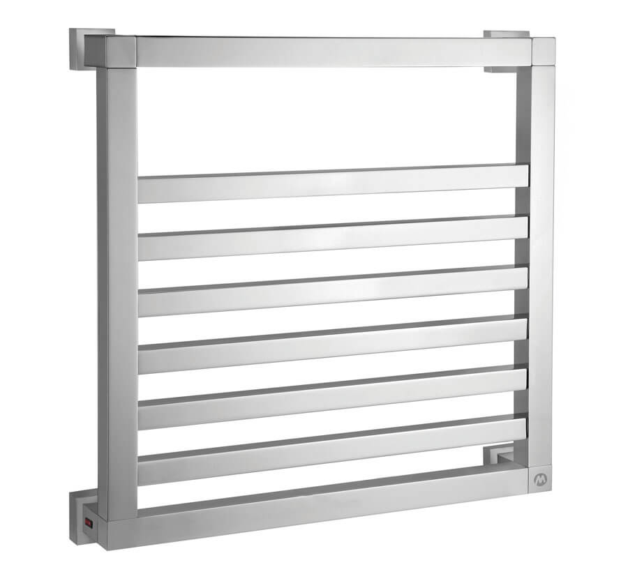 Полотенцесушитель электрический Margaroli Quadri 810 8104704CRNB 520х520 хром