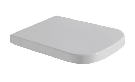 Крышка-сиденье Globo Stone ST022.Bi белая, с микролифтом, петли хром