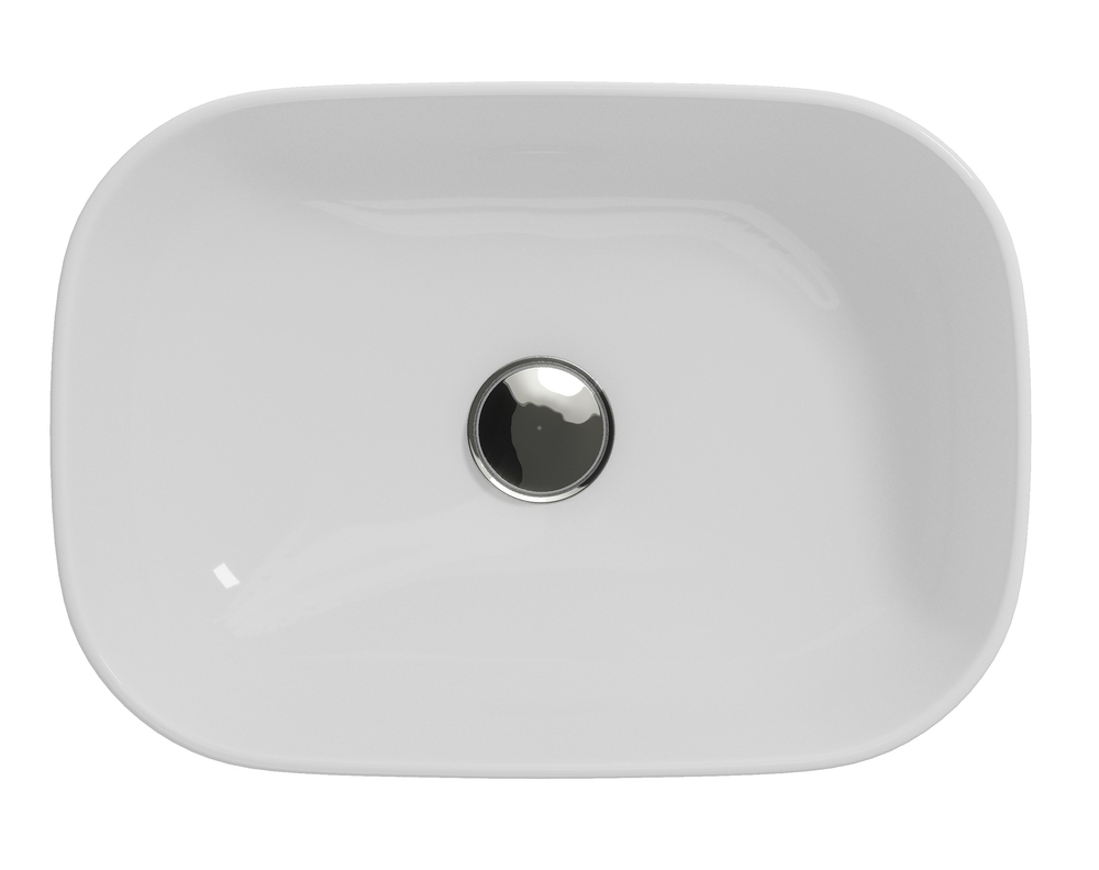 Раковина накладная 50см Cersanit Moduo 50 Square 63570 белый
