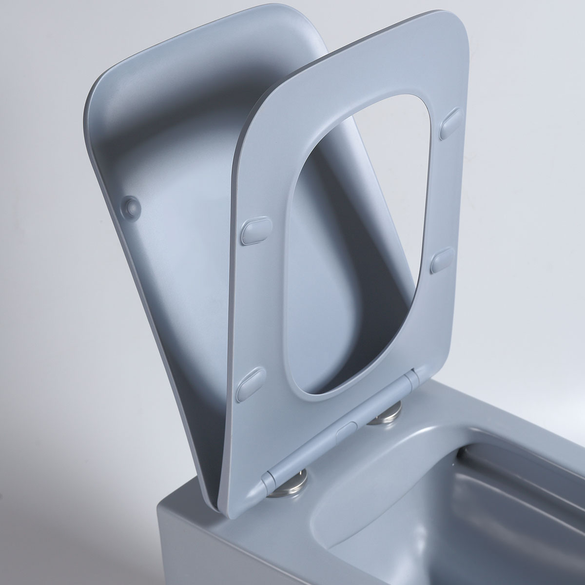 Унитаз подвесной безободковый Vincea Q-Line VT1-12MO океан матовый, с сиденьем микролифт