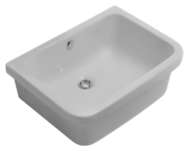 Раковина Globo Lavabi d arredamento Iris VA044 bianco lucido