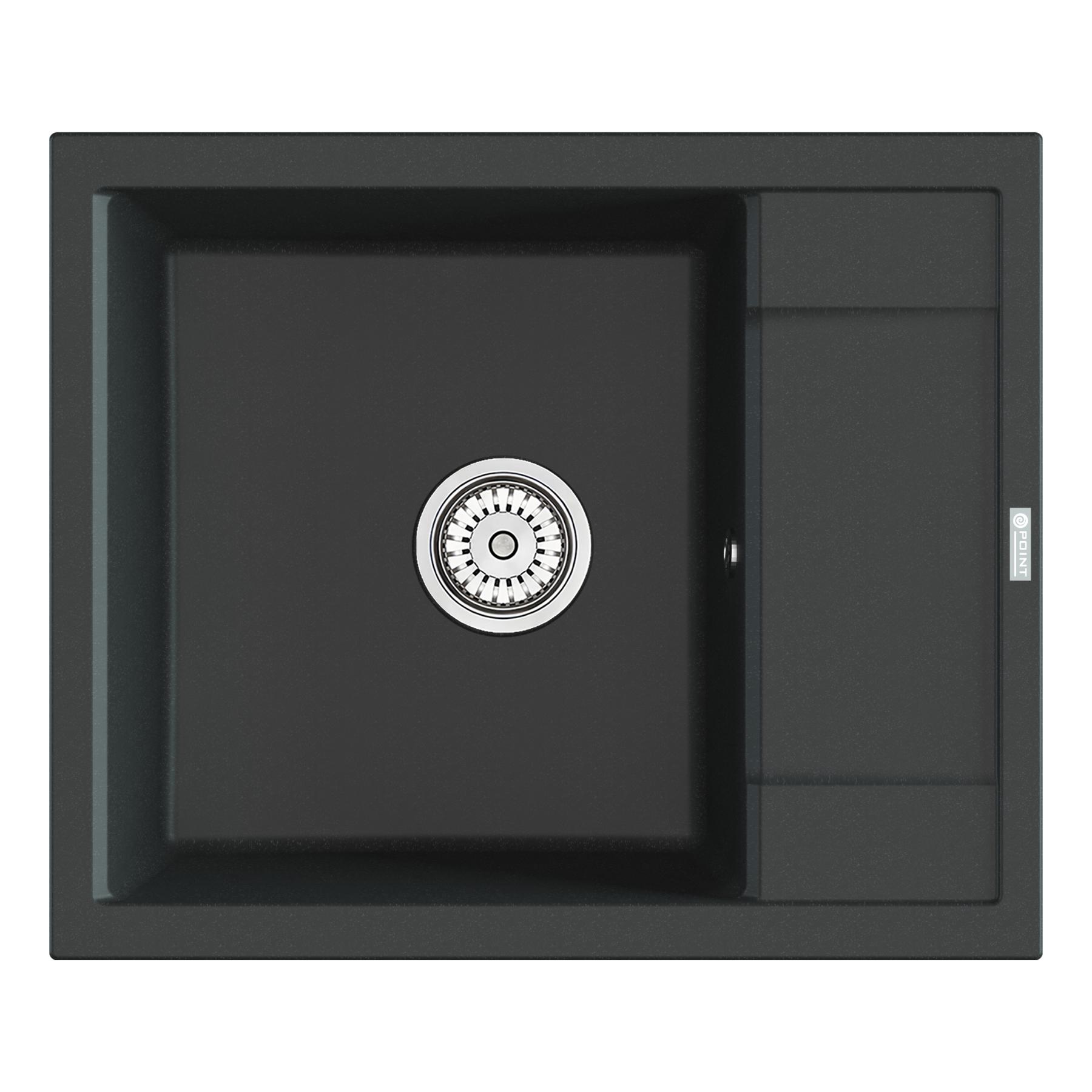 Мойка кухонная Point Римо 60 PN3010B, черный
