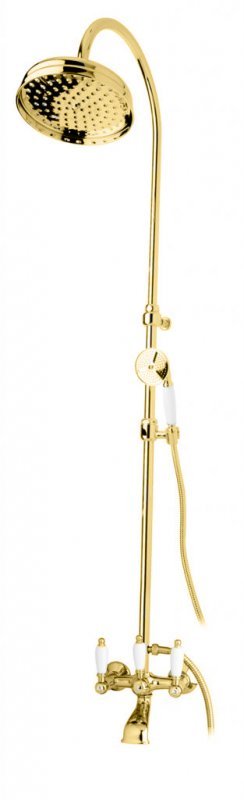Душевая стойка Cezares FIRST-CVD-03/24-Bi золото
