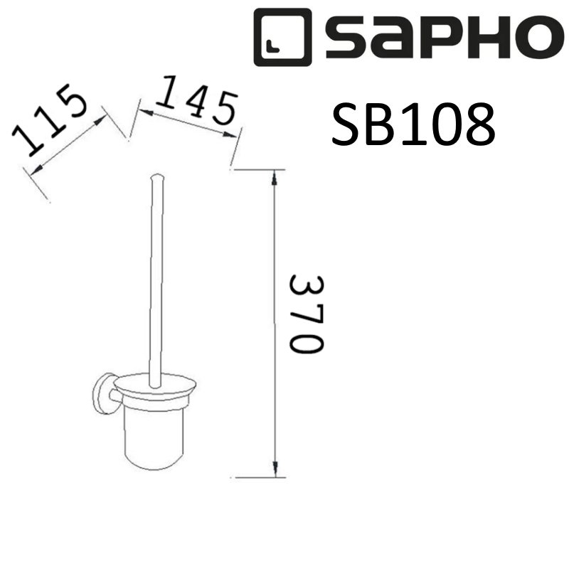 Ершик Sapho SAMBA SB108 хром