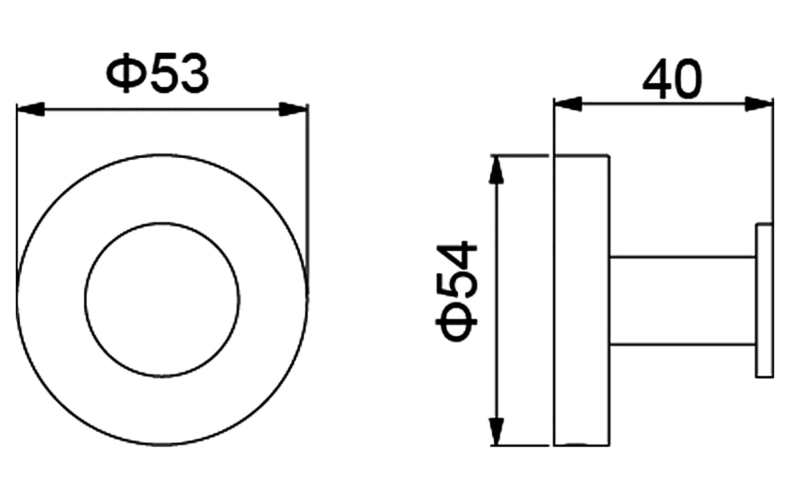 Крючок Timo Saona 13011/19 розовое золото