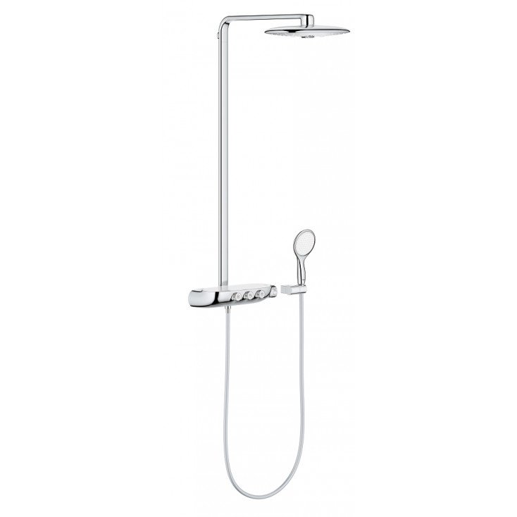 Душевая стойка Grohe Rainshower SmartControl 26250LS0 белый/хром