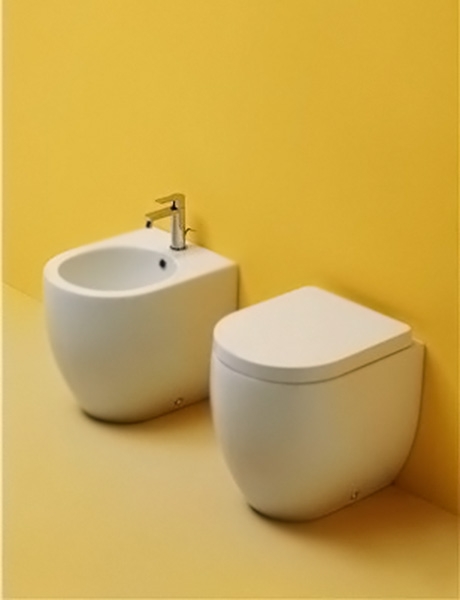 Унитаз Kerasan Flo 3114 приставной без сиденья