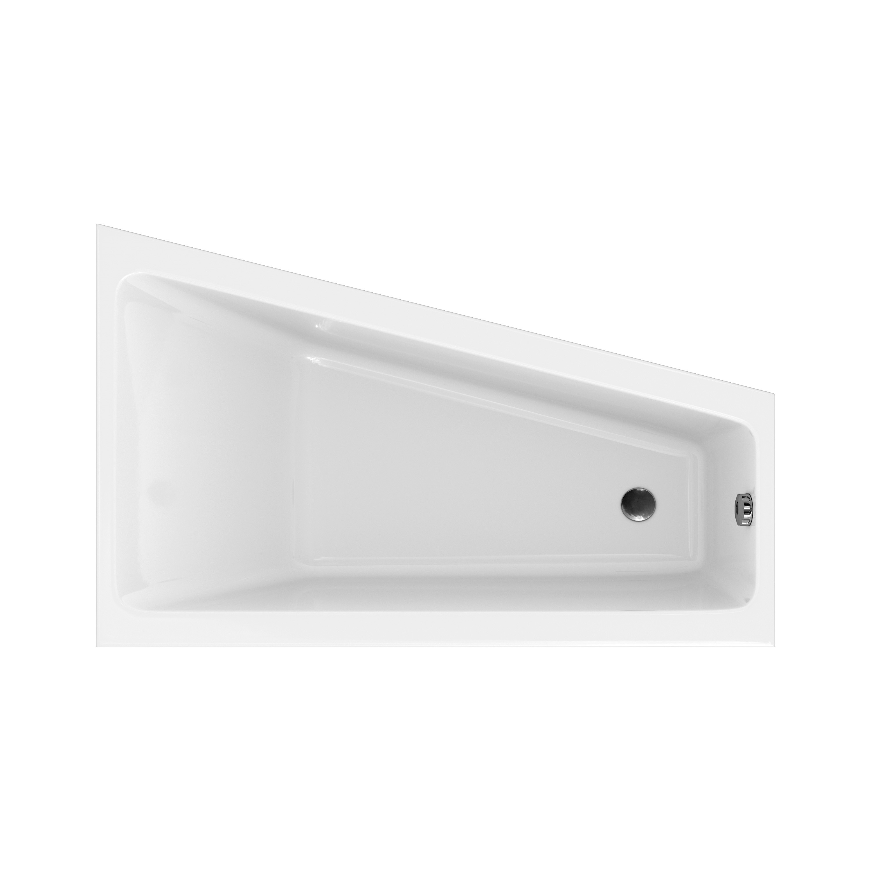 Ванна асимметричная Cersanit CREA 160x100 правая