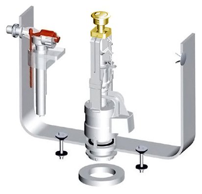 Механизм смыва ArtCeram HEA010 73 золото