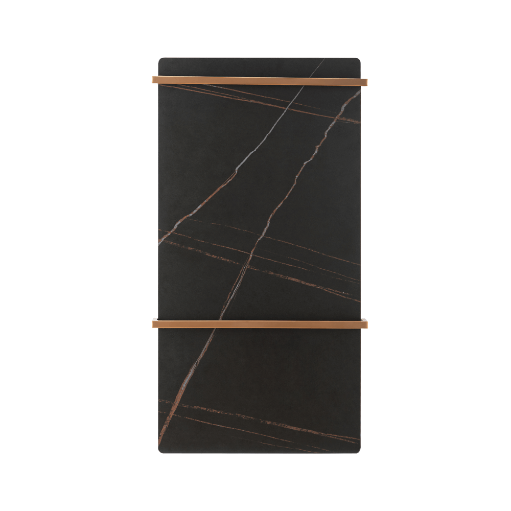 Полотенцесушитель электрический Black&White N-389 81х43.2 черный матовый