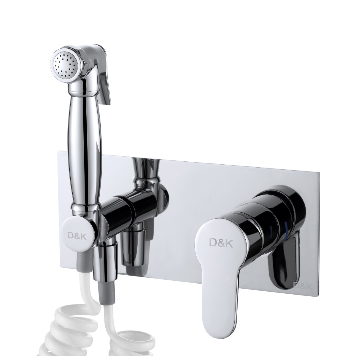 Гигиенический душ со смесителем D&K Rhein DA1394501, хром