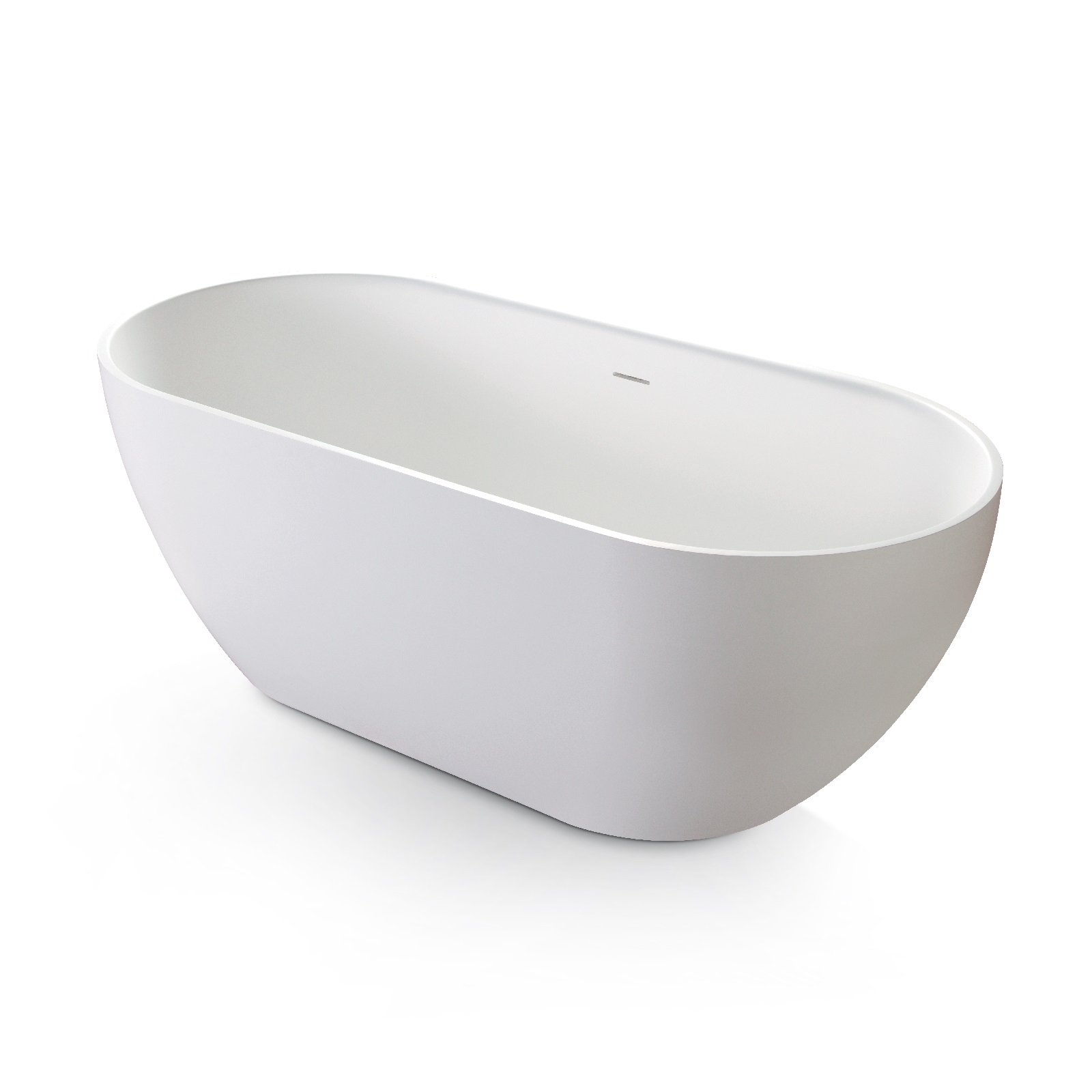 Ванна отдельностоящая Gruppo Treesse Cilvia 160 иск. камень, белый матовый