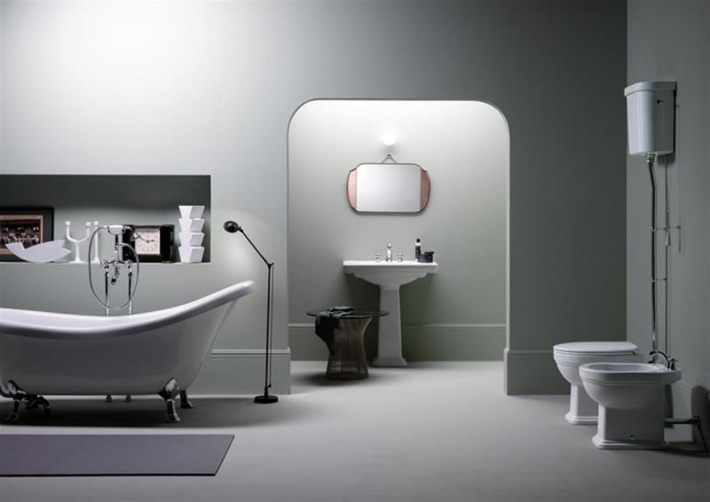 Унитаз GSI Classic 54 871011 белый глянцевый, выпуск в пол