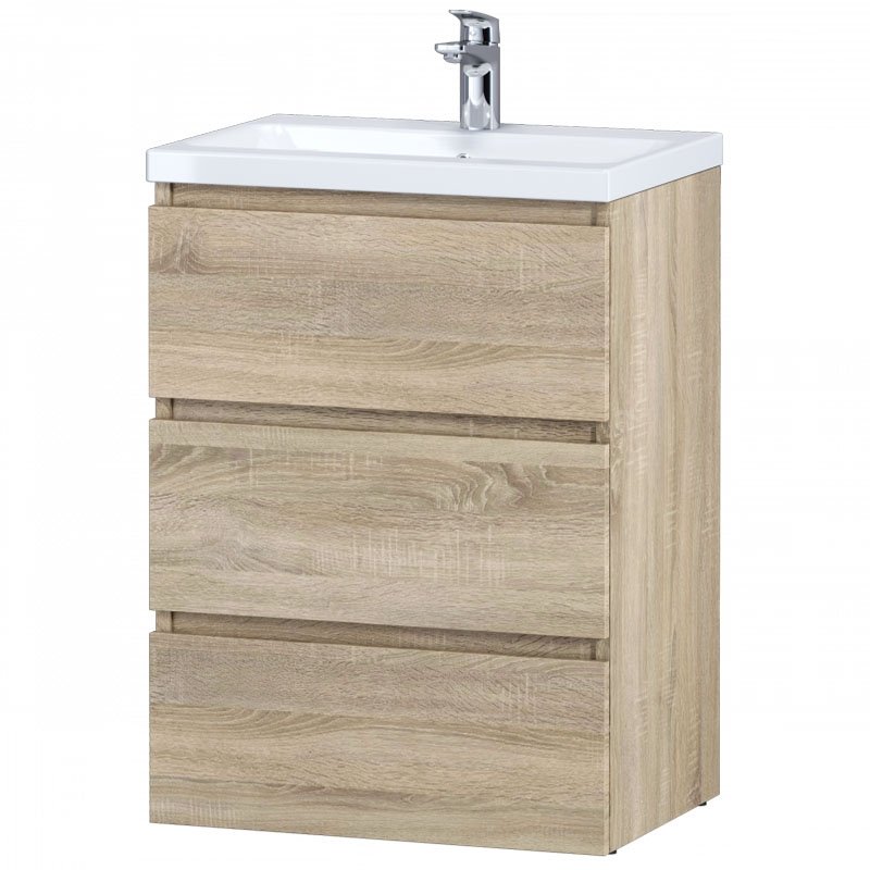Тумба под раковину AM PM Gem S 60 Светлый дуб