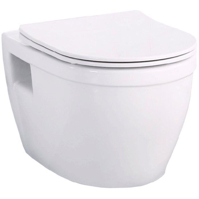 Унитаз подвесной BelBagno Loto BB070CHR/SC с сиденьем микролифт
