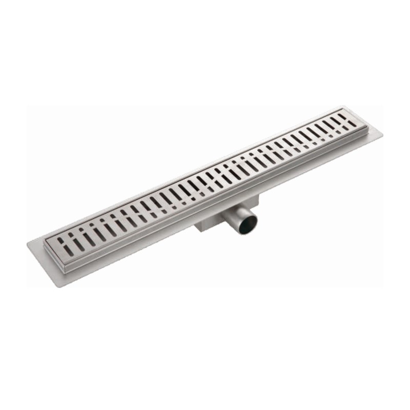 Душевой лоток с решеткой из нержавеющей стали 70см Haiba HB93700, сатин