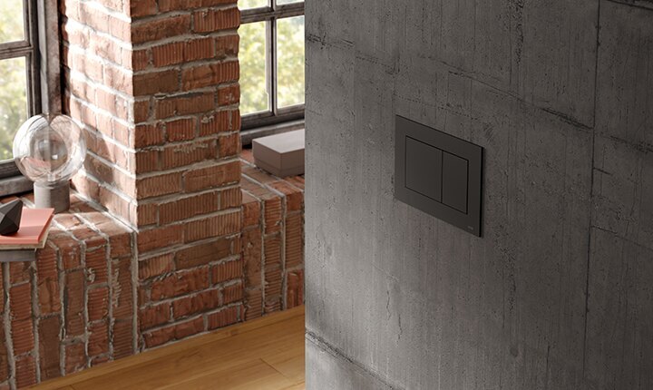 Кнопка смыва TECE Now 9240407 черный матовый