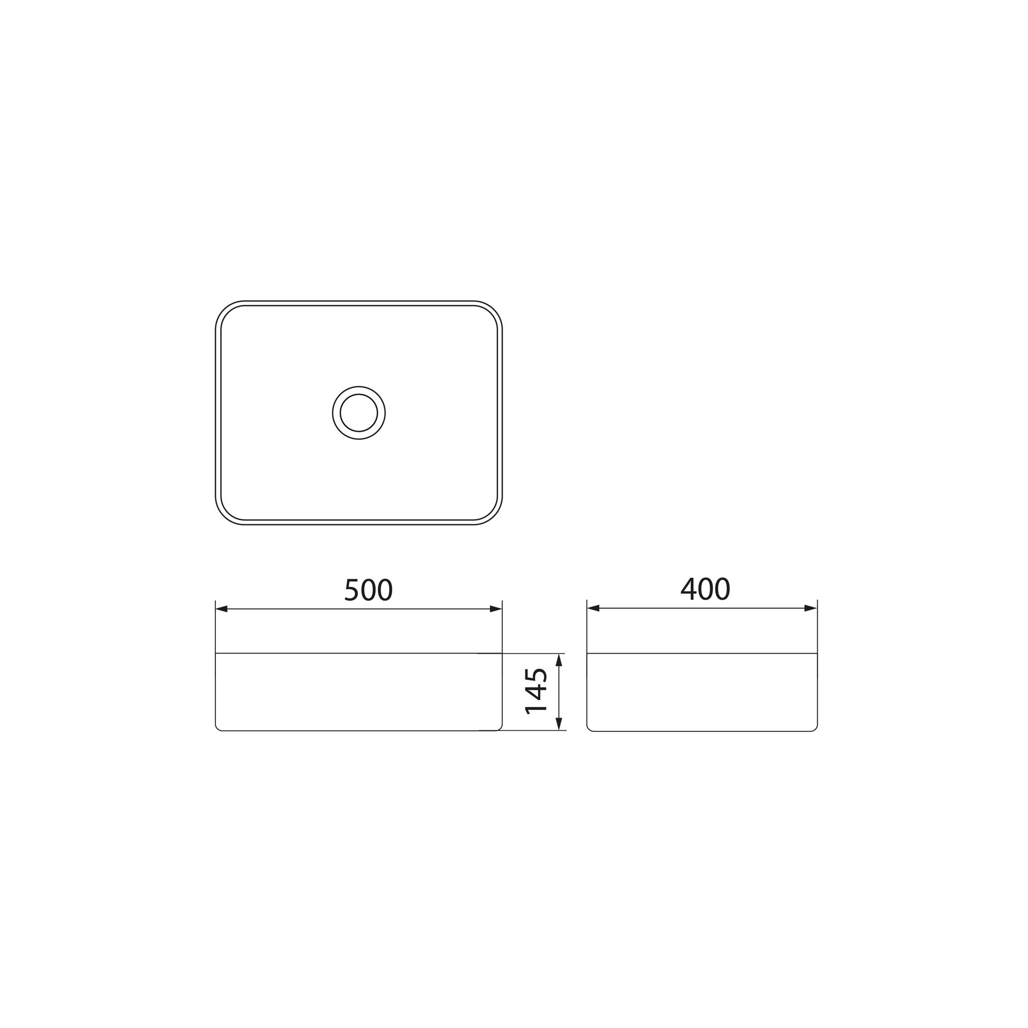 Раковина накладная 50см Point Веста PN43703BB бронза матовая