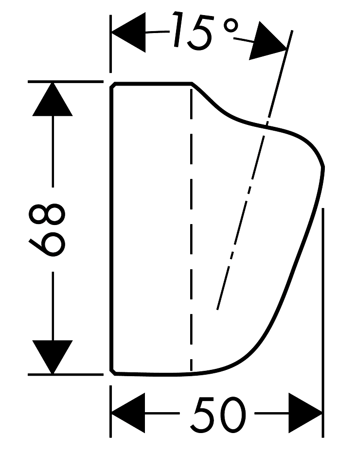 Держатель душевой лейки Hansgrohe 28321000 Хром