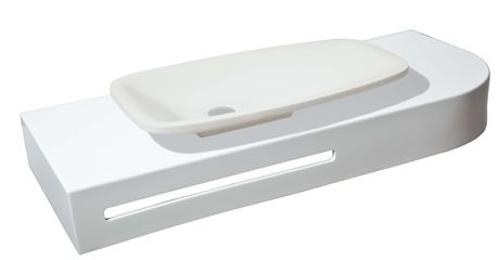 Раковина накладная 71,7см MonteBianco Tuscany 13172 белый матовый