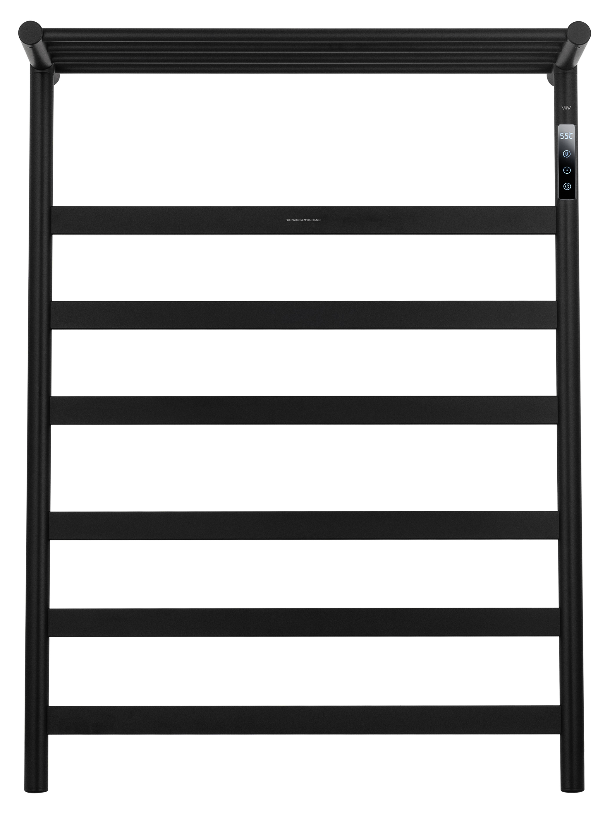 Полотенцесушитель электрический WONZON & WOGHAND ESSEN, Черный матовый (WW-A403-MB)