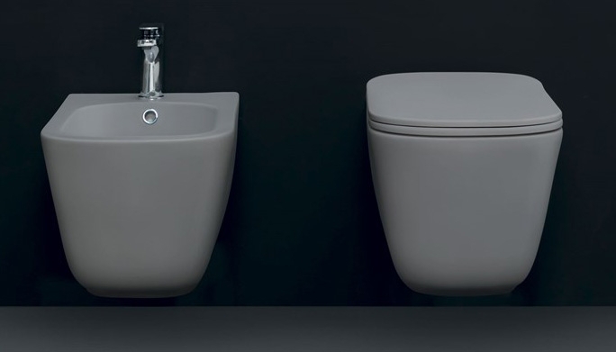 Унитаз подвесной безободковый Kerasan Tribeca 511401 белый, без сиденья