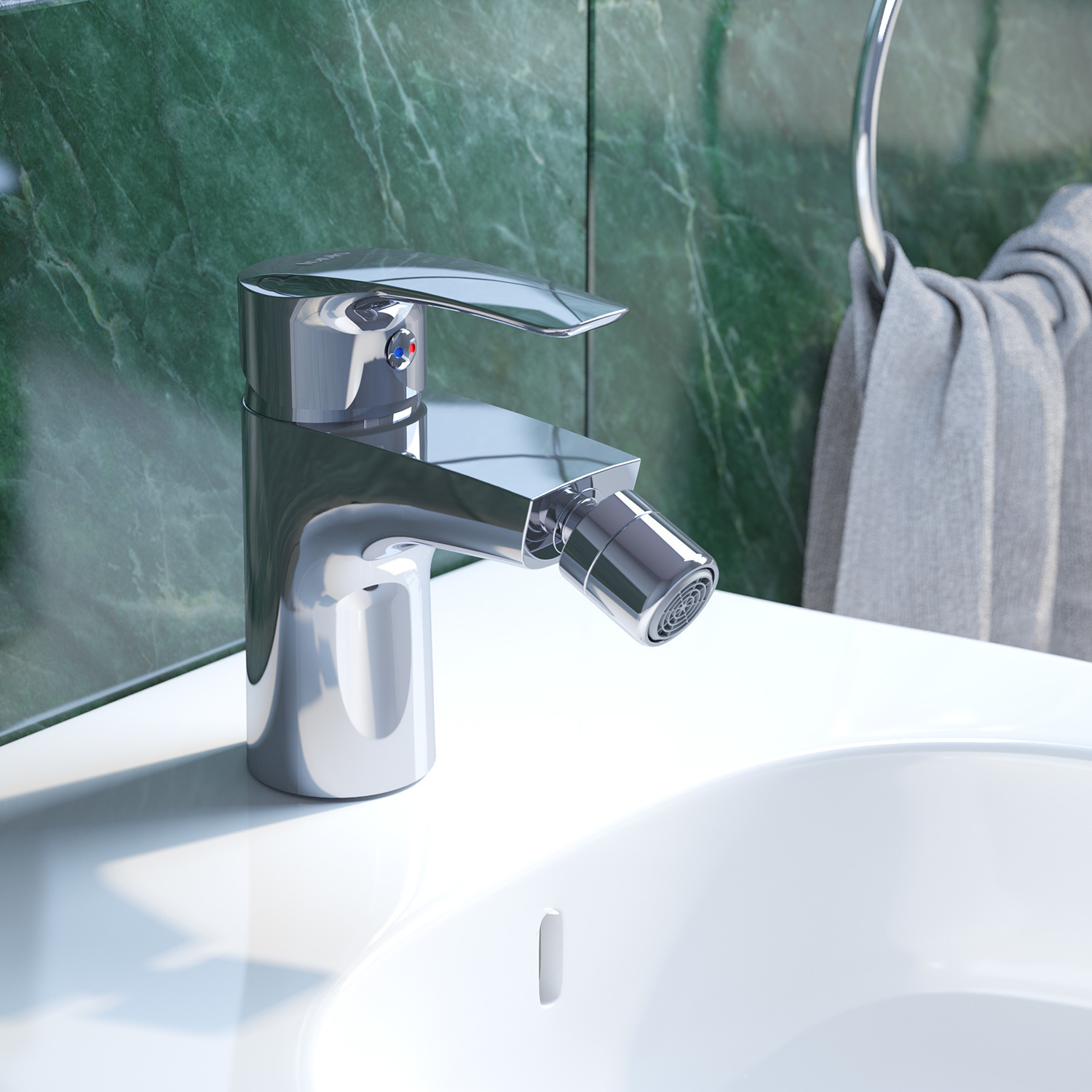 Смеситель для биде IDDIS Ray RAYSB00i04 хром глянцевый