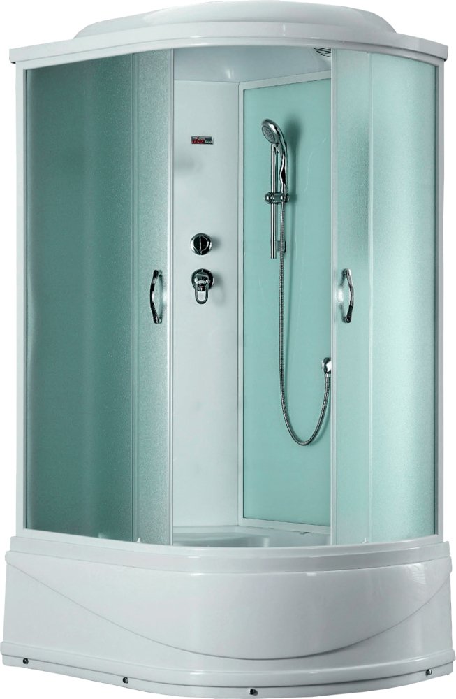 Душевая кабина Timo Eco TE-0720 L P 120x80x215 профиль белый, стекло рифленое