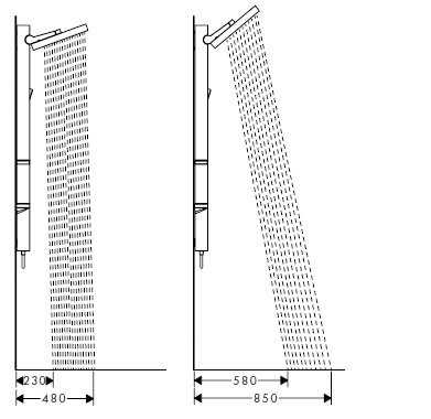 Душевая стойка Hansgrohe Rainfinity 26842700 белый матовый