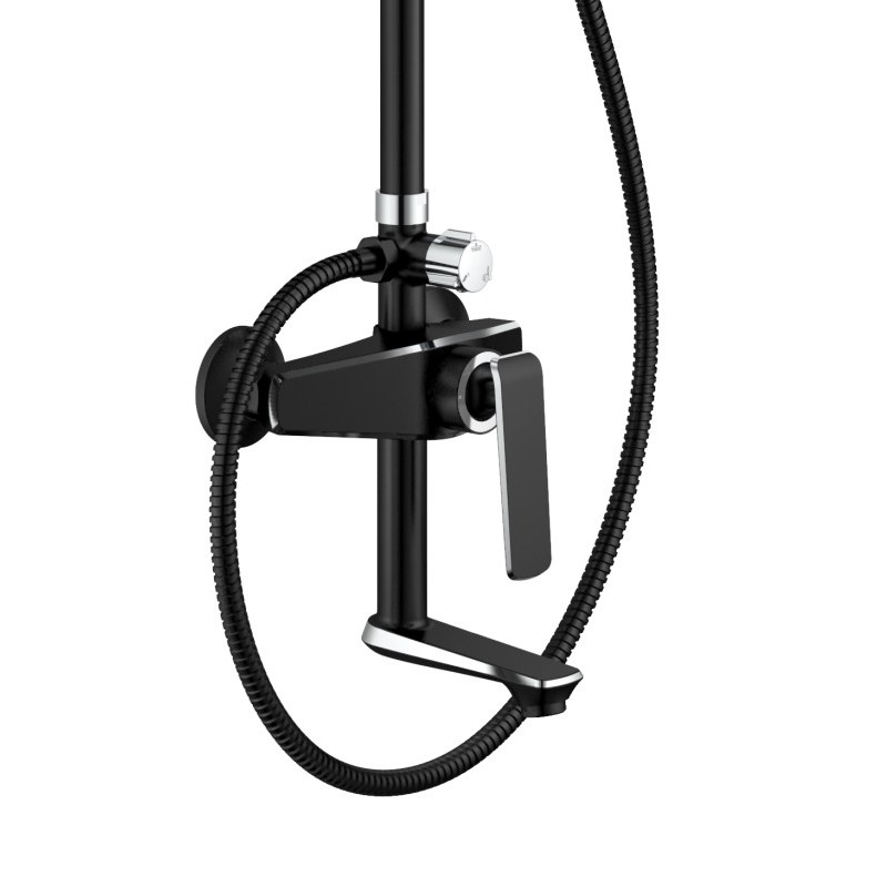 Душевая система Haiba HB24548-7, черный