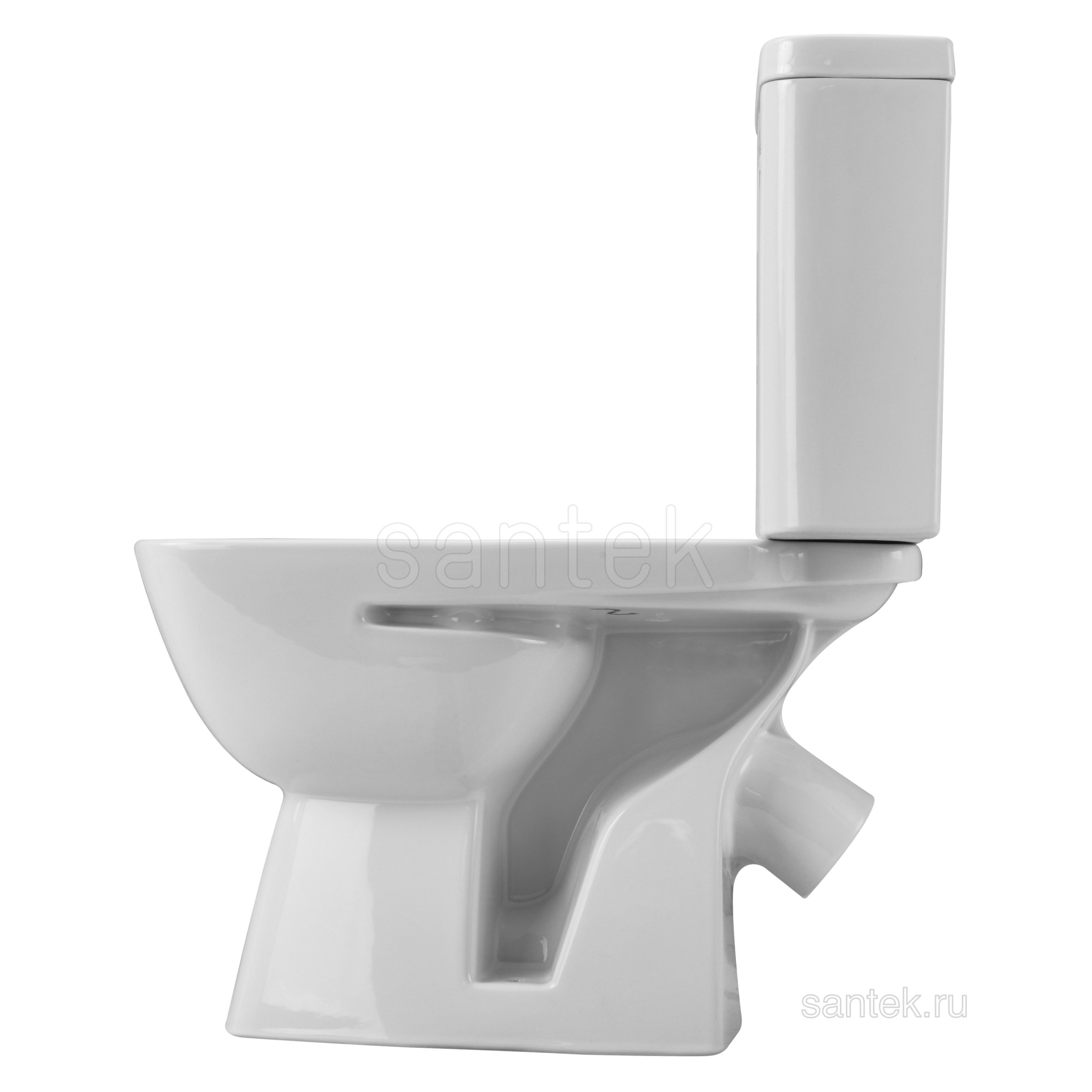 Унитаз-компакт Santek Нео Лайт с диагональным выпуском 1WH302471