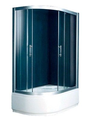 Душевой угол Esbano ES-8027R 120x80x200 профиль хром, стекло матовое