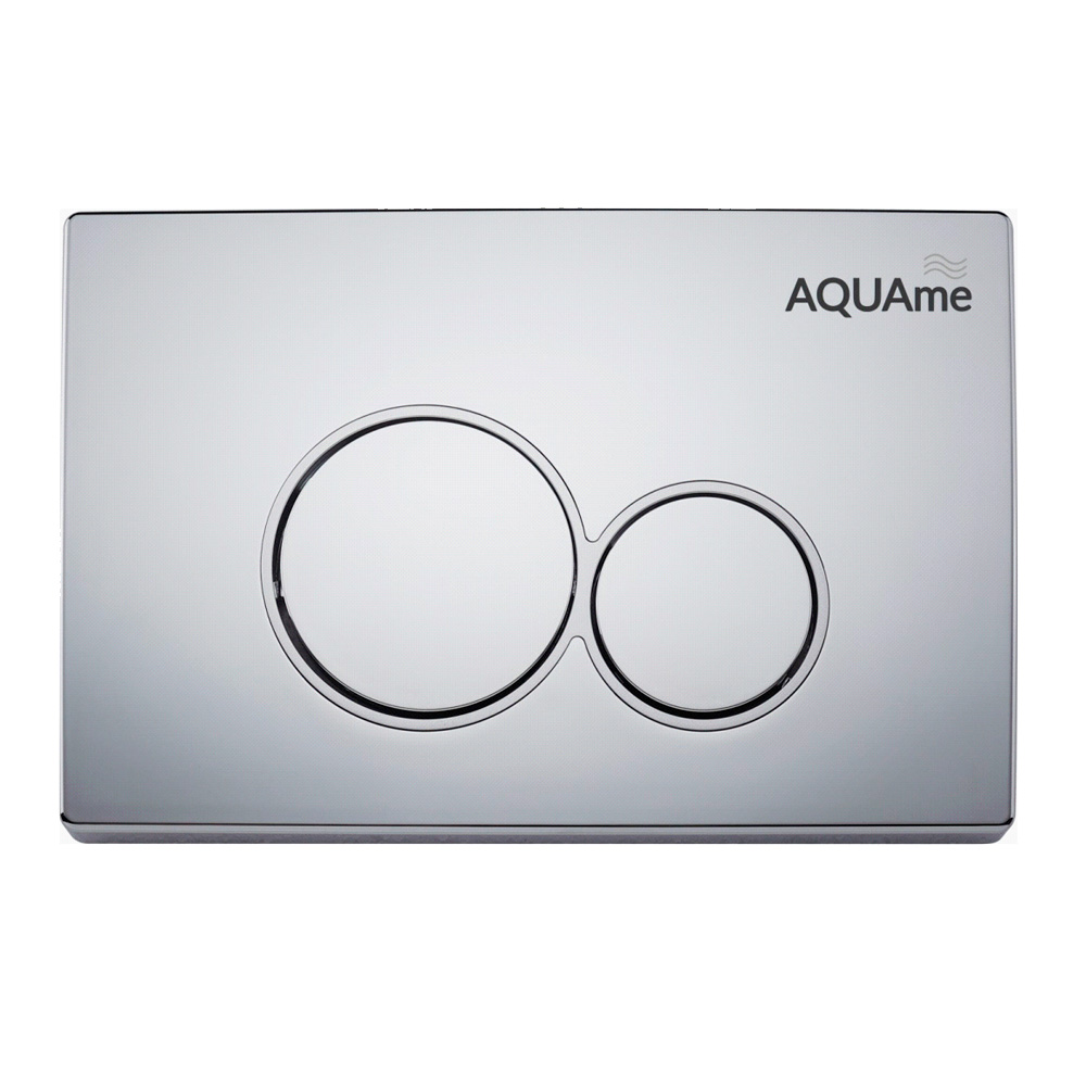 Панель смыва AQUAme AQM4101CR хром