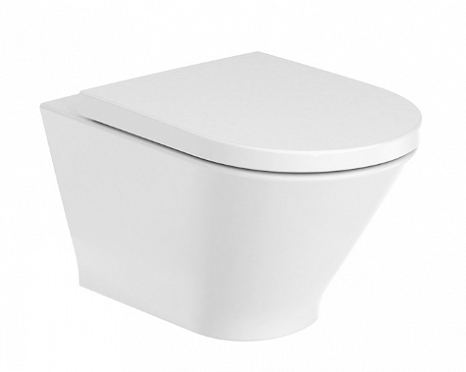 Унитаз подвесной безободковый Roca Gap Round 3460NL000 без сиденья