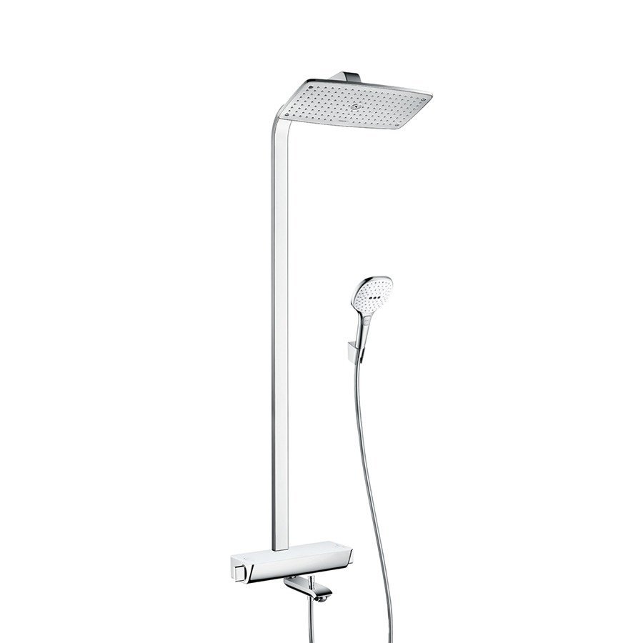 Душевая стойка Hansgrohe Raindance Select E 27113400 хром/белый