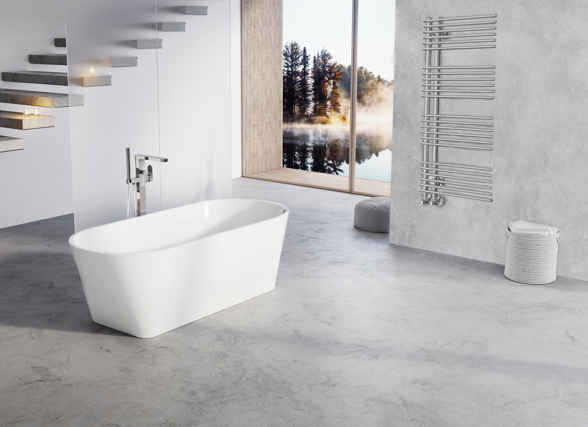 Полотенцесушитель водяной Ravak Style 80х50 хром