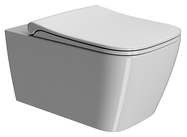 Унитаз подвесной безободковый GSI Nubes 961511 белый