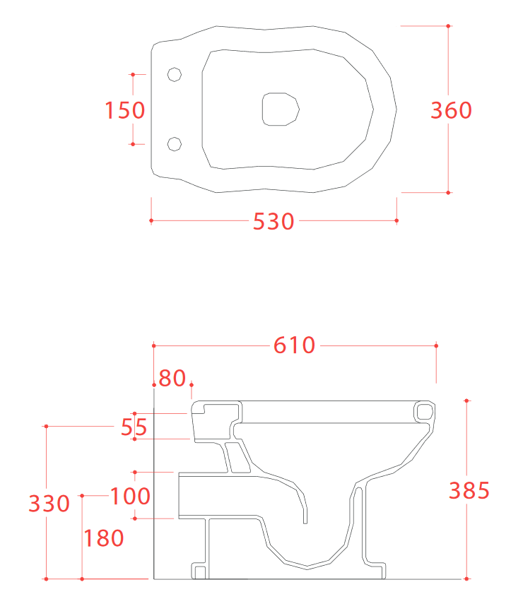 Унитаз приставной (бачок в стене) ArtCeram Hermitage HEV002 01;00 белый, без сиденья