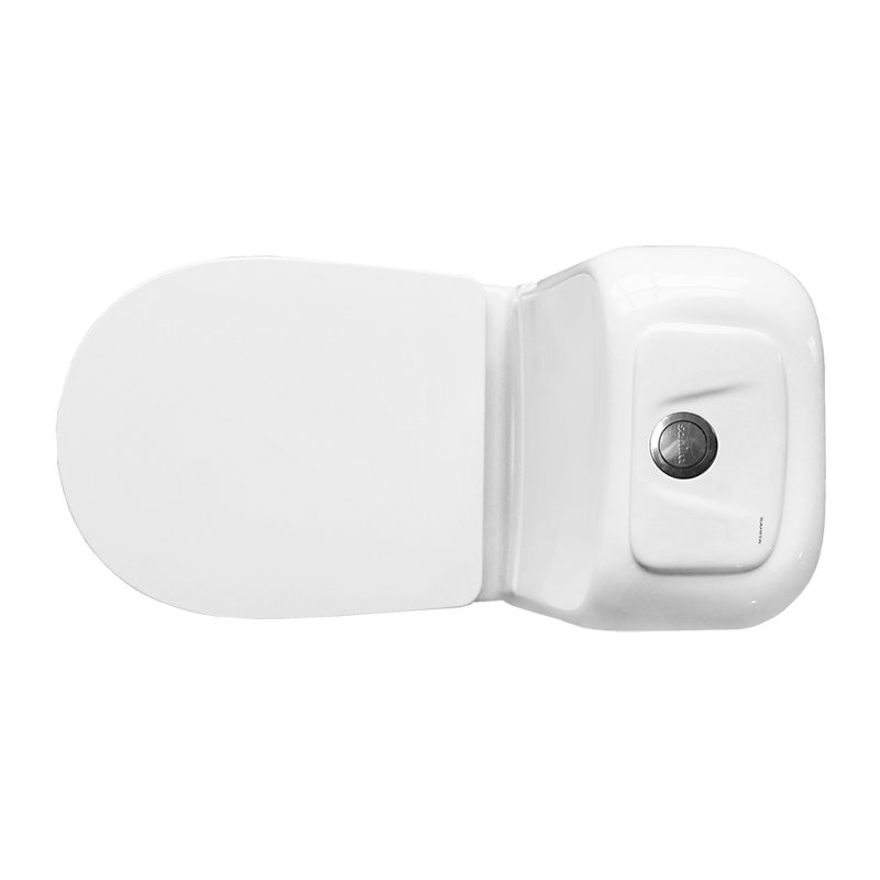 Унитаз-компакт Sanita Самарский эконом SMRSACC01090111 с бачком и стандартным сиденьем