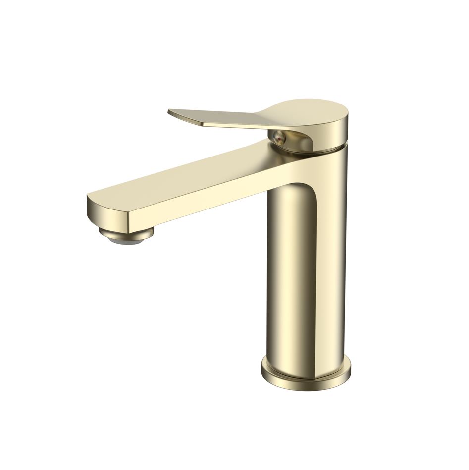 Смеситель для раковины Vincea Arco VBF-4AR01BG золото матовое