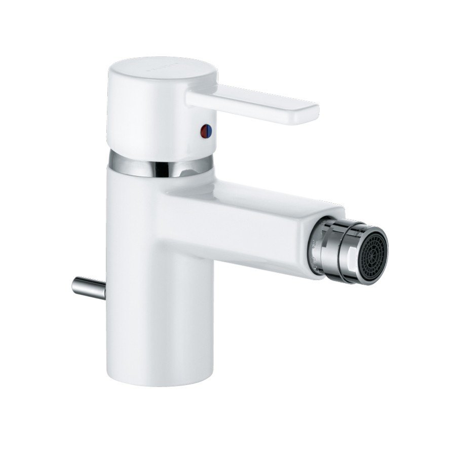 Смеситель для биде Kludi Zenta  385309175 хром/белый