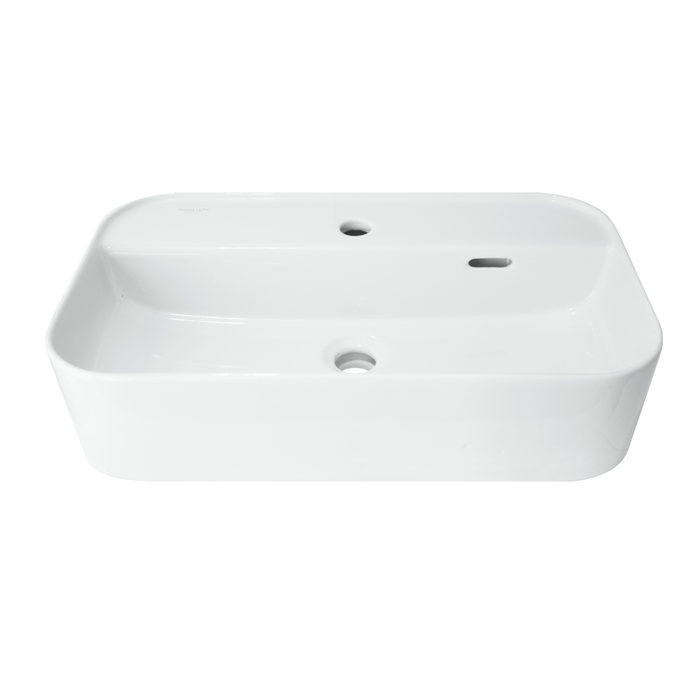 Раковина накладная 60см Sanita Luxe Infinity INF60SLWB01SH белый