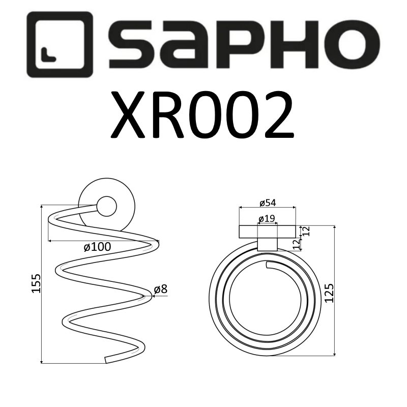 Держатель для фена Sapho X-ROUND XR002 хром