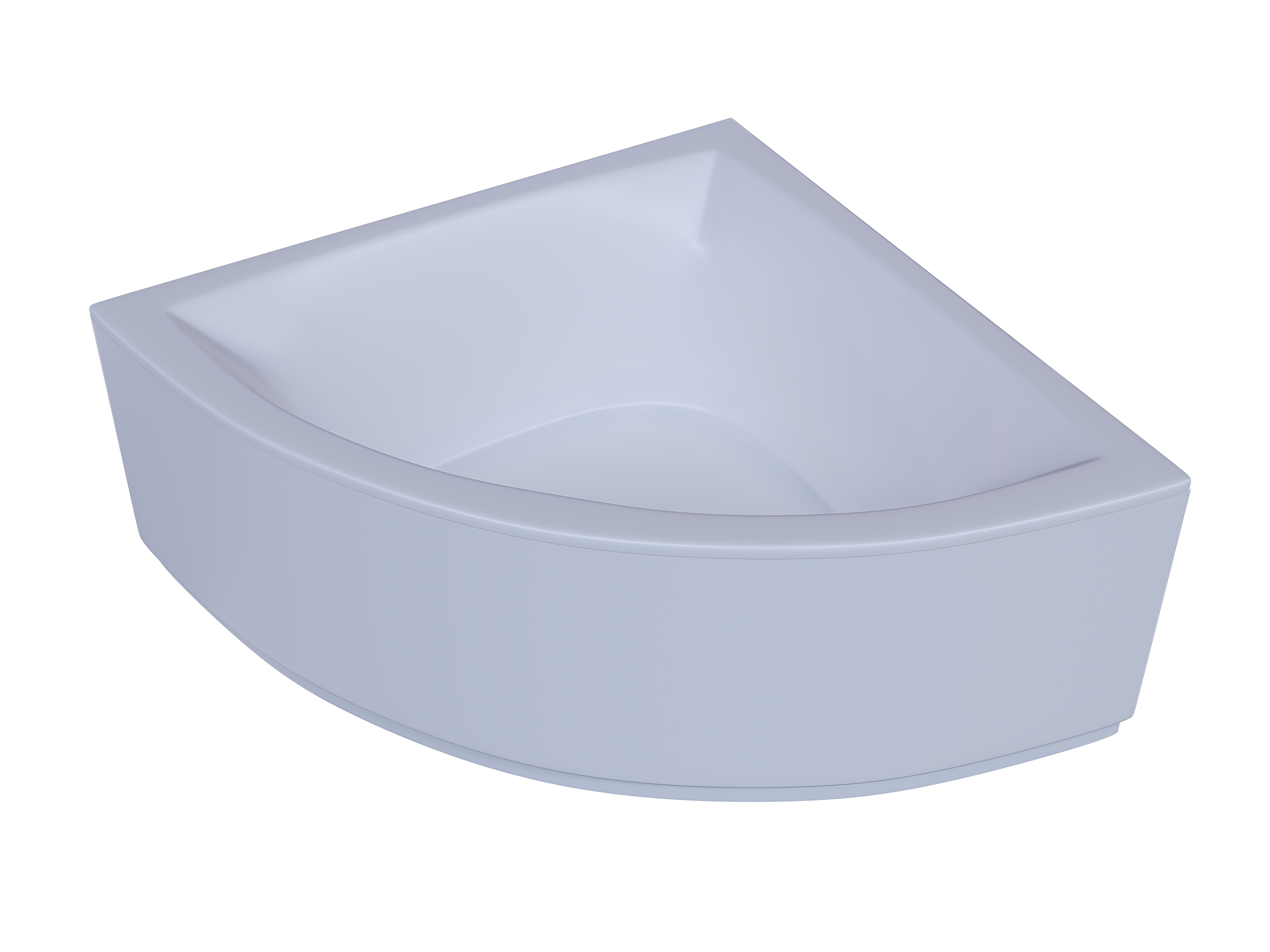 Акриловая ванна Aquatek Юпитер 150x150 см пустая с фр.экр. вклеенный каркас