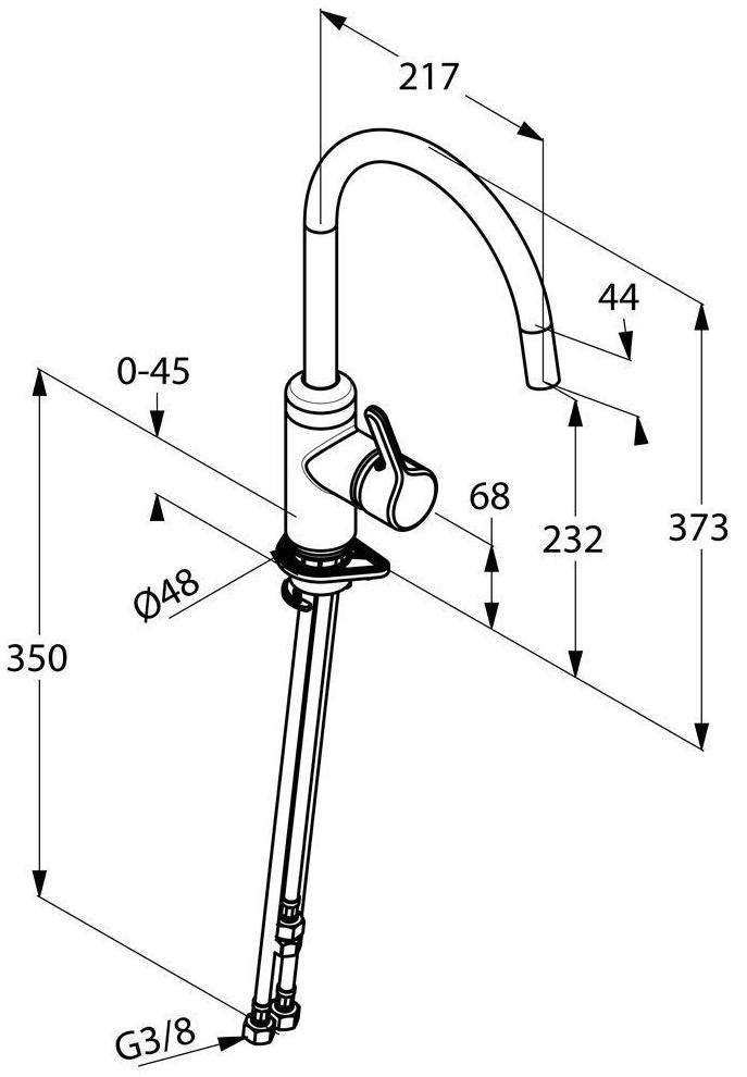 Смеситель для кухни Kludi Bingo Star 428090578 хром