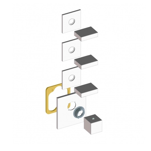 Термостат для душа на 3-6 потребителей Bossini Outlets Z033205.030 хром