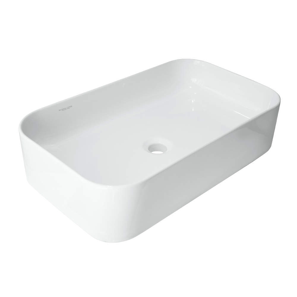 Раковина накладная 60см Sanita Luxe Infinity INF60SLWB01S белый