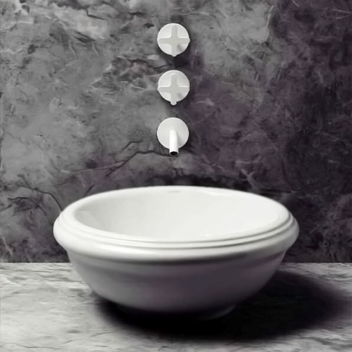 Раковина подвесная 45см Azzurra Jubilaeum JUB50/APPbi белый